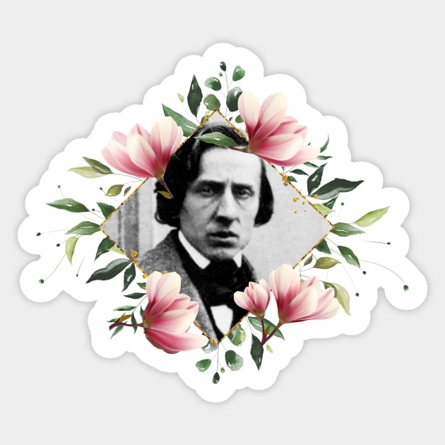 Frederic Chopin Sticker by TheMusicophile